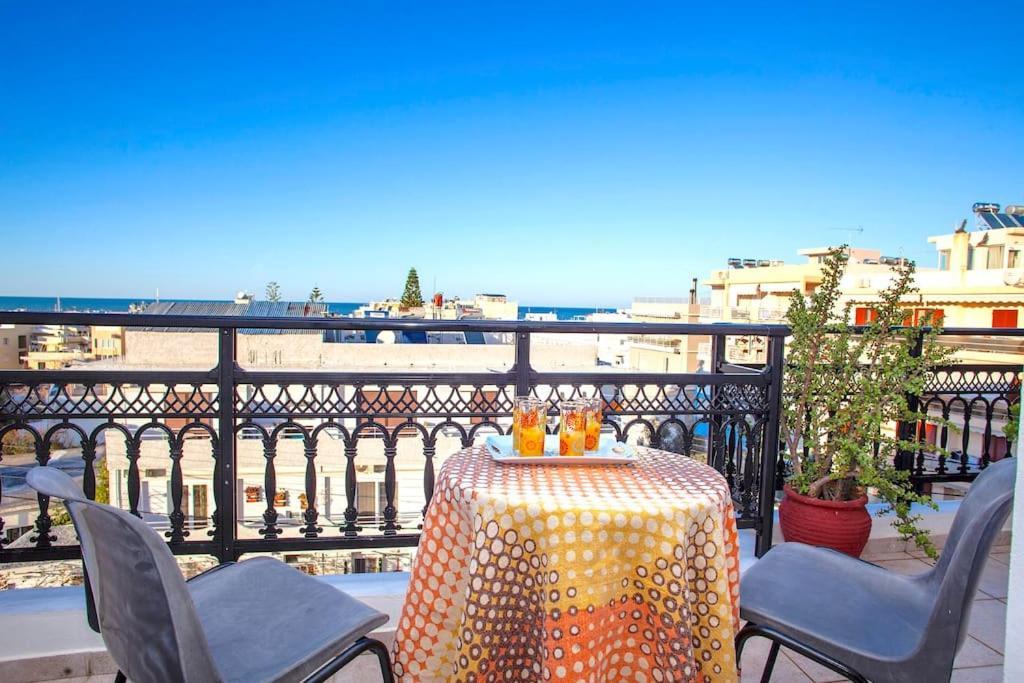 City & Beach Apartment I In Rethymno Esterno foto